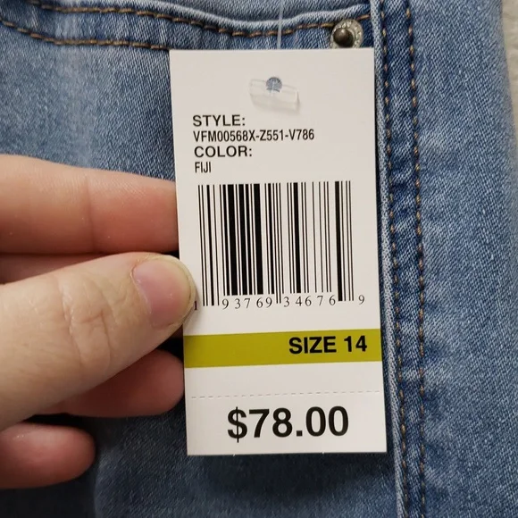 Curve Appeal Light Blue Women's Stretch Skinny Jeans - Picture 2 of 7